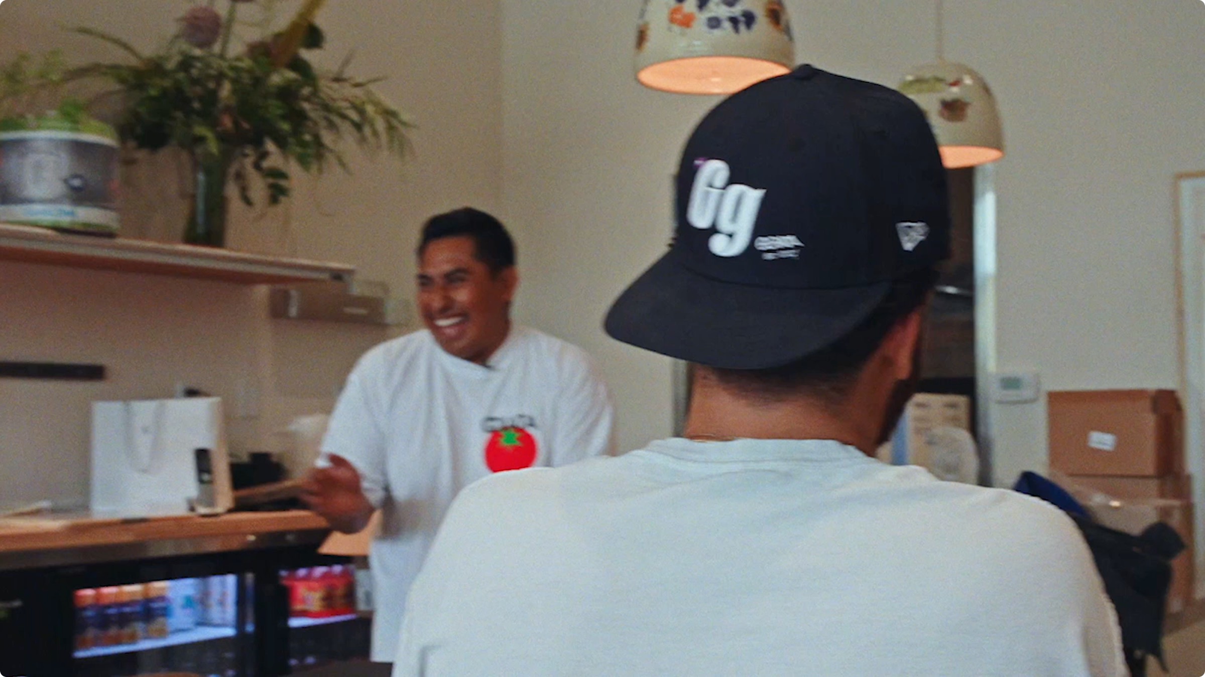 Two merchants working together in a service business